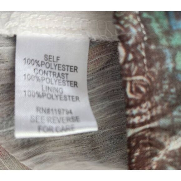 F86 One World 'live and let live' orange and brown with sparkly silver stud deco - Picture 5 of 11